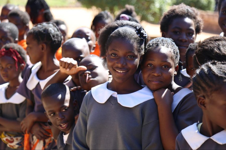 Students, Monze Primary School, Zambia