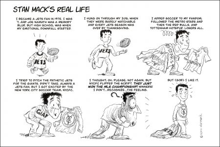 Stan Mack’s Real Life Funnies, Football, Soccer