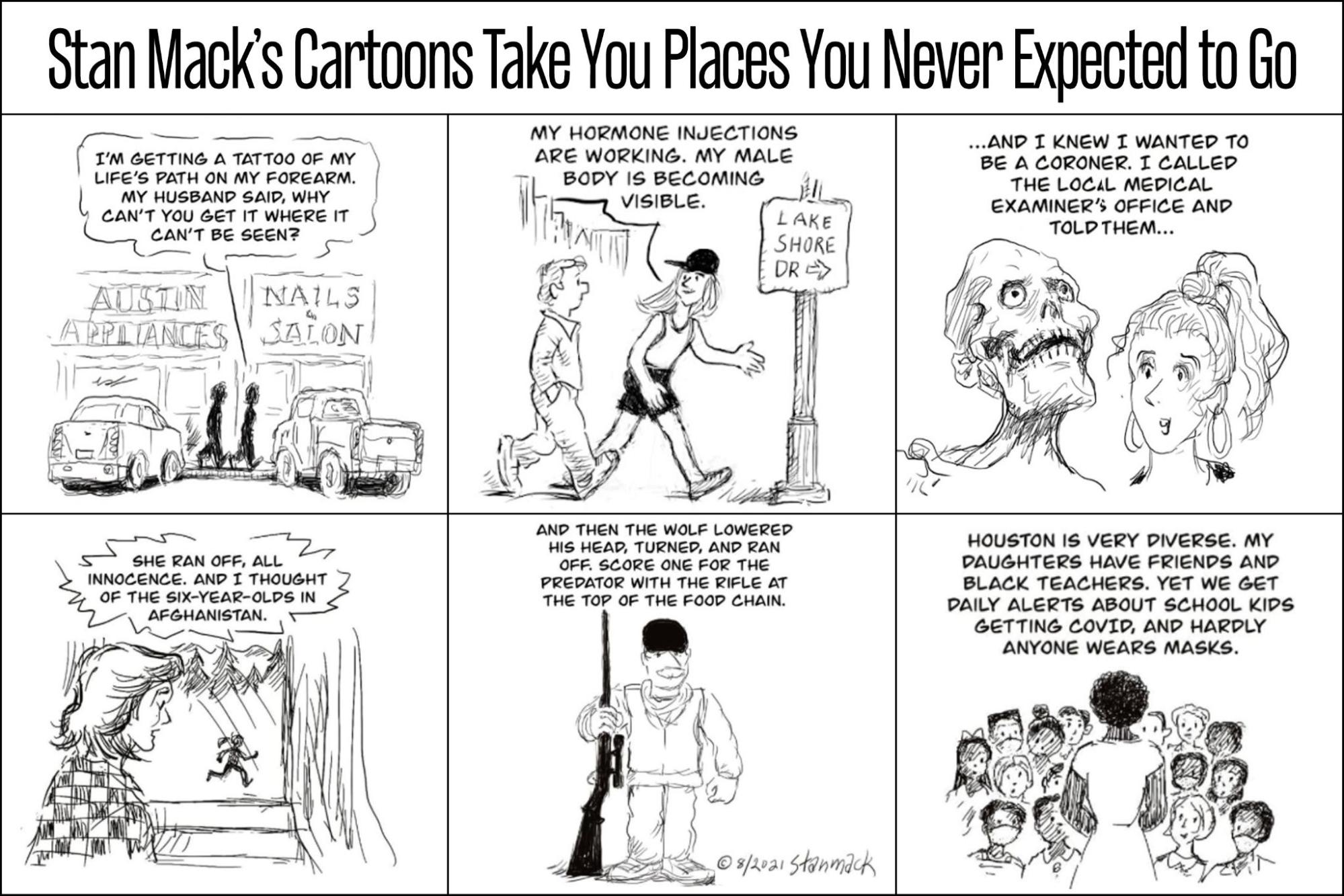 Stan Mack, cartoons
