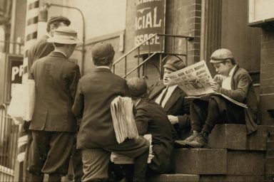 newsboys, Wilmington, 1910