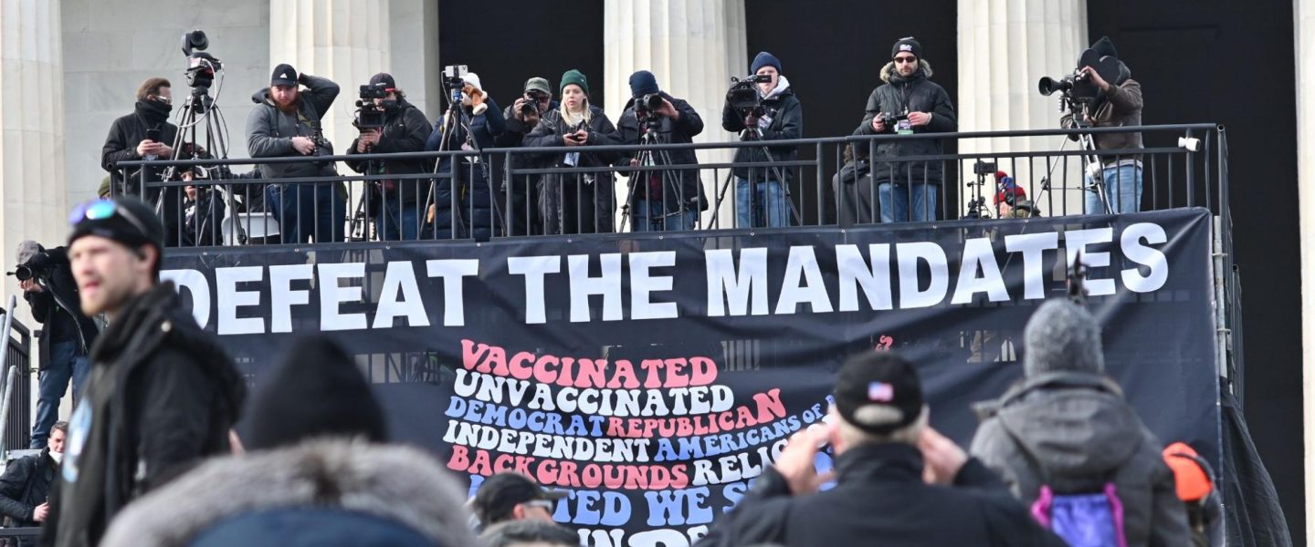 anti-vaccine mandate, protest, Washington, DC