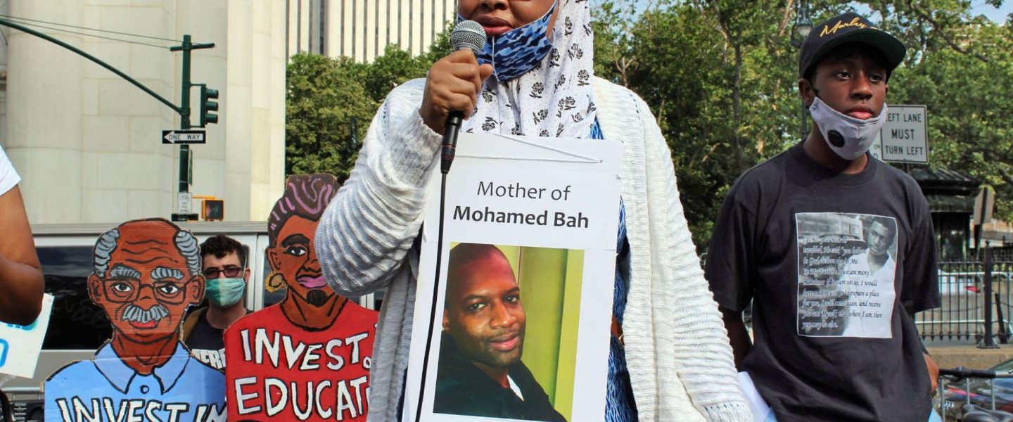 Hawa Bah, Mohamed Bah, protest, NYPD
