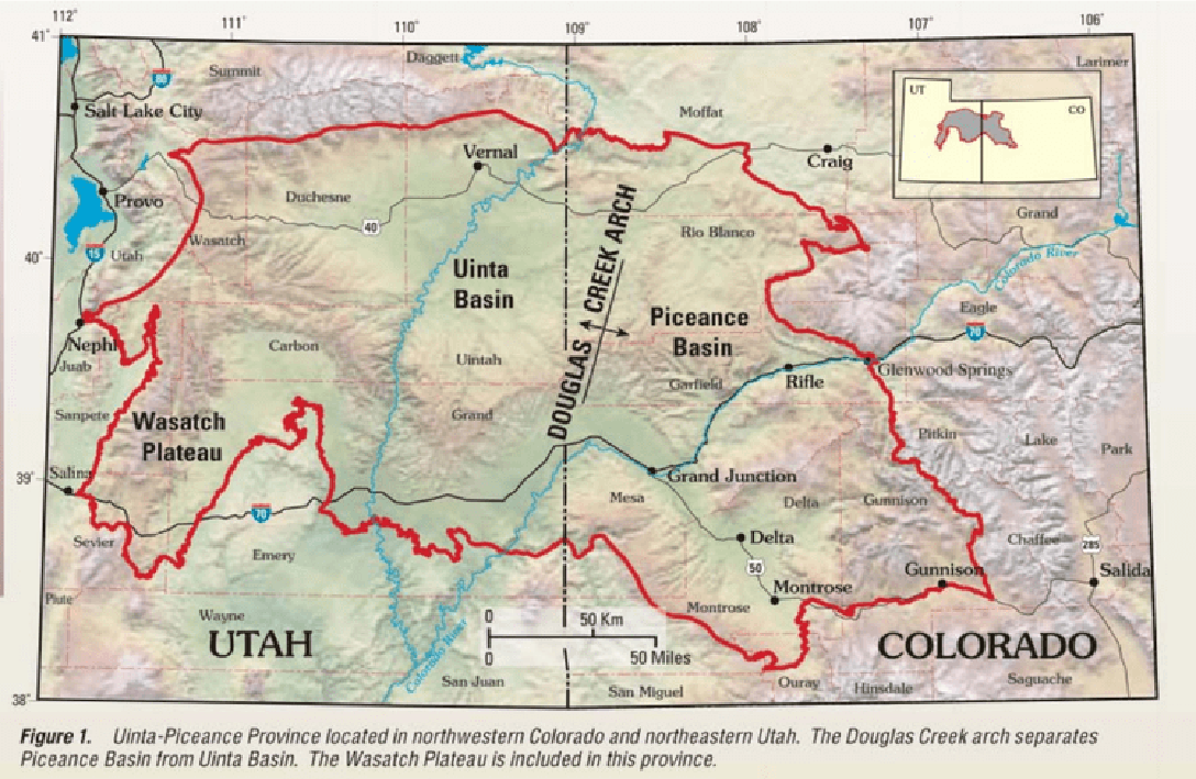 Map, Uinta Basin