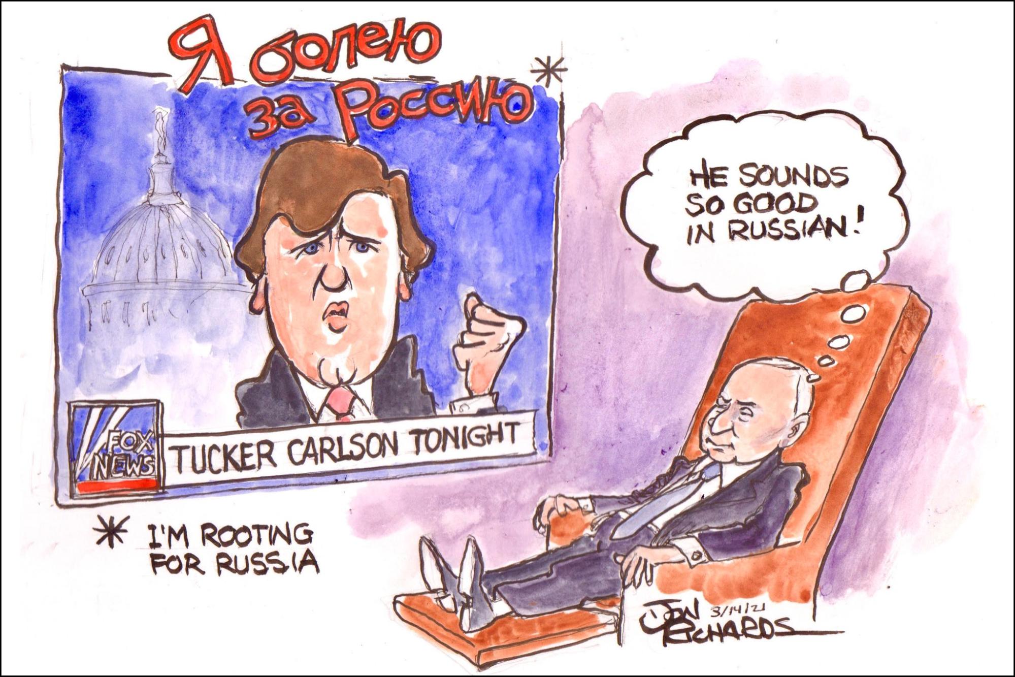 Tucker Carlson, Vladimir Putin, Ukraine