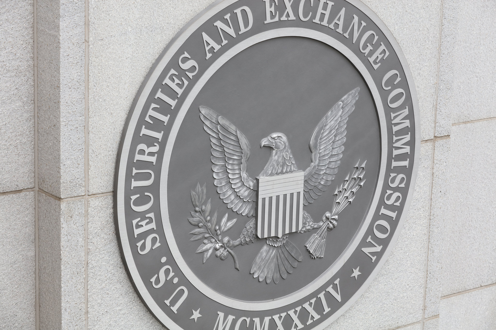 Securities and Exchange Commission, plaque
