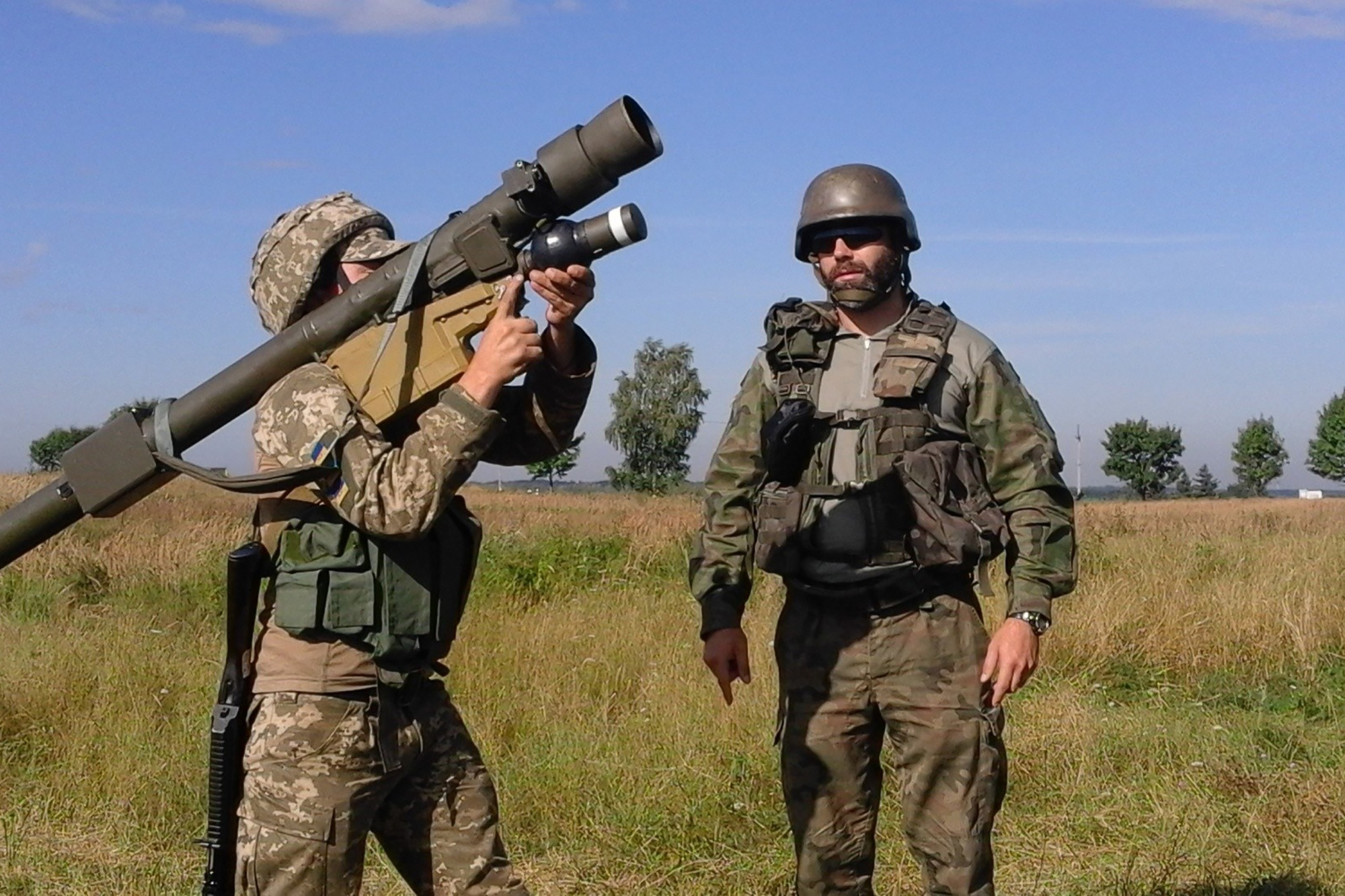 Training Ukrainian Soldiers