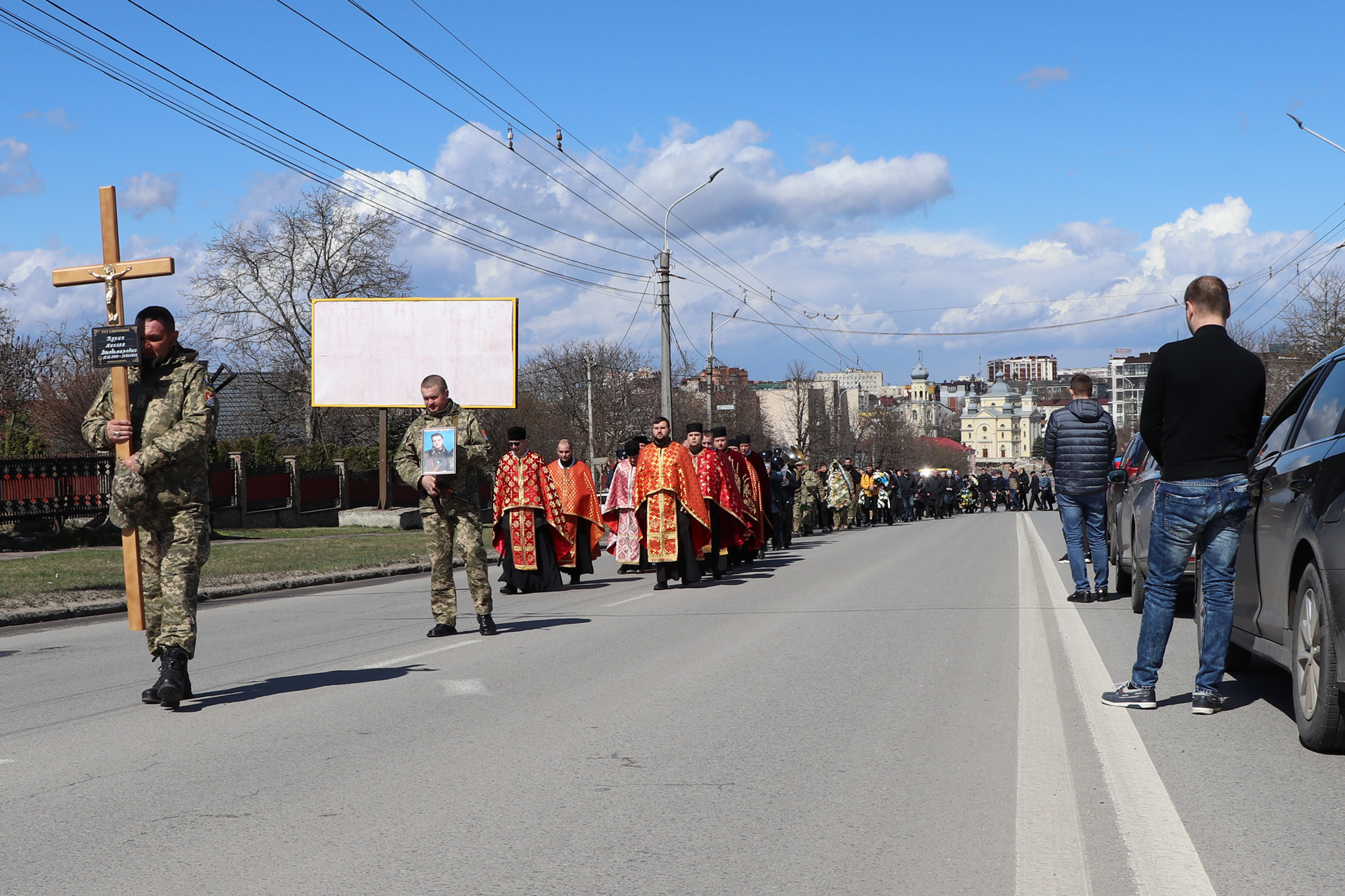 Funeral Procession, Mykola Kuryk, Ternopil