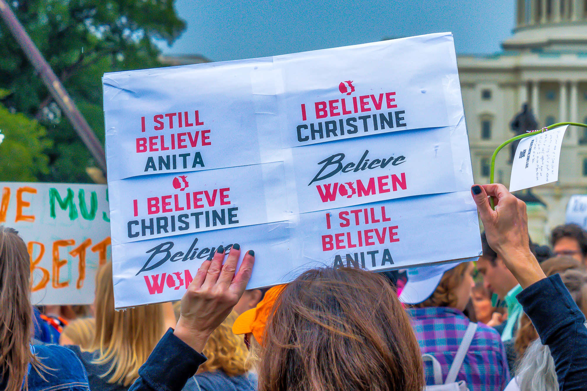 Believe women, Kavanaugh, DC