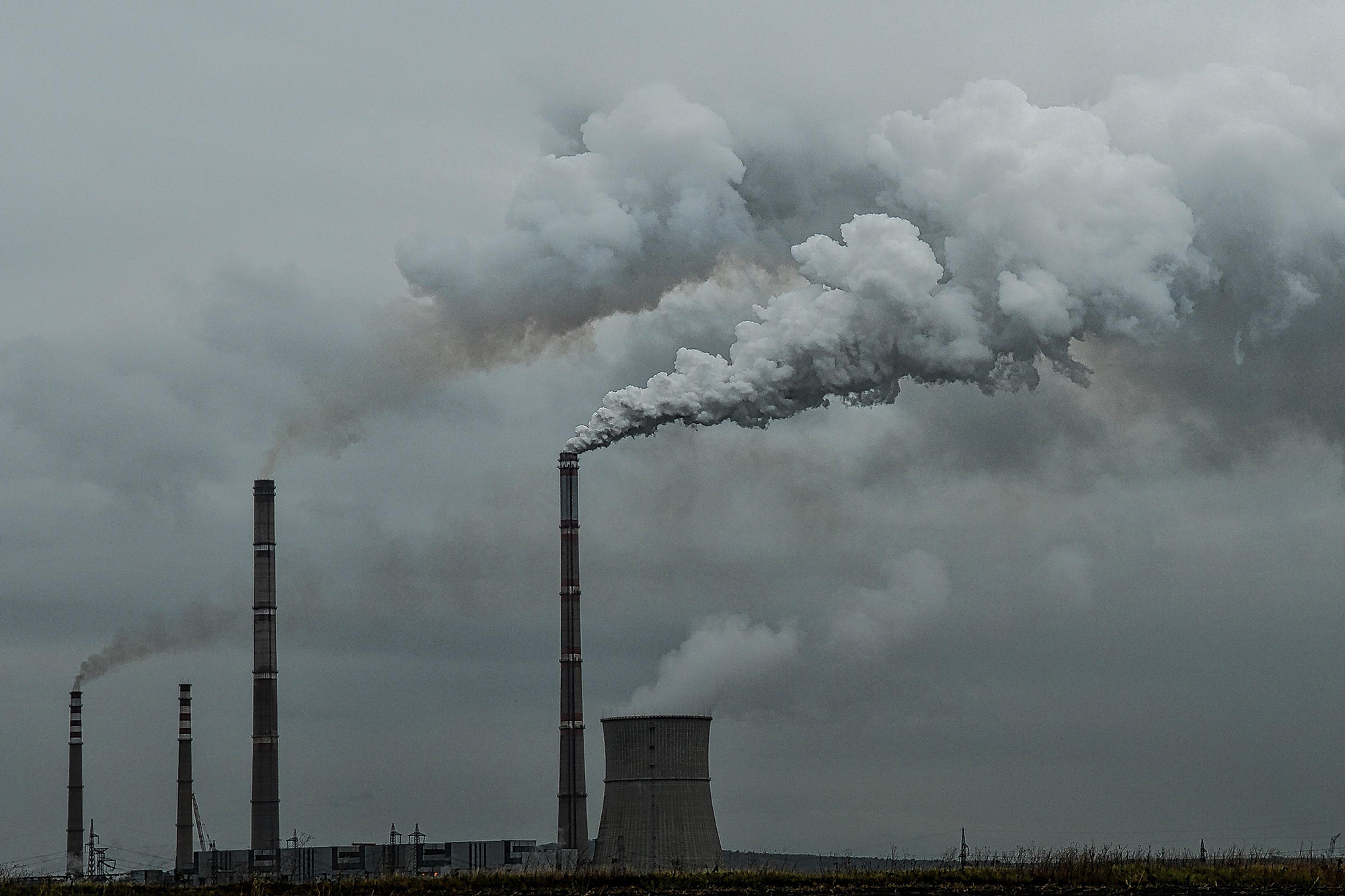 pollution, industry, smokestacks