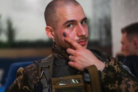 Kharki, Ukraine, soldier