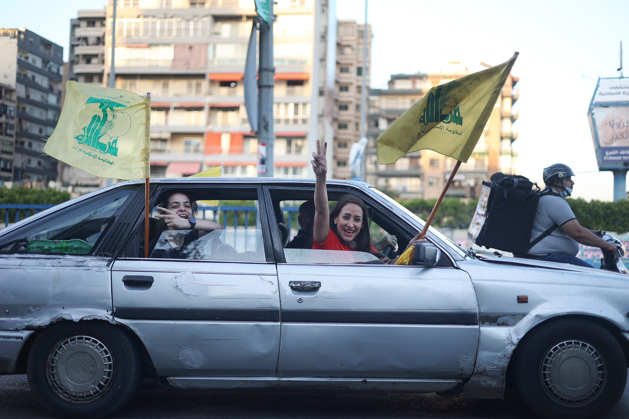 Hezbollah supporter, Lebanon, election