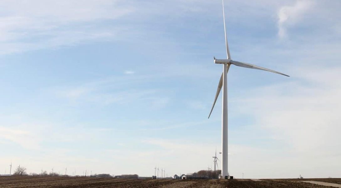 Windmill, farm, wind energy