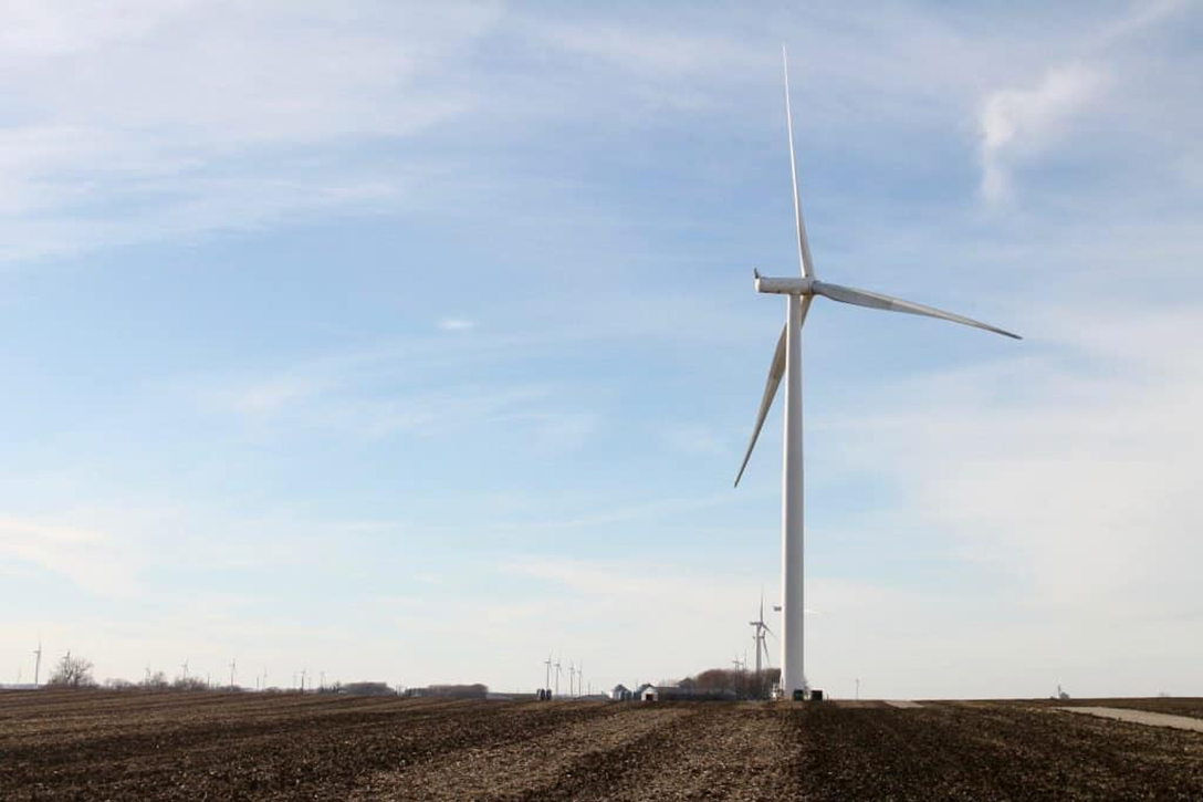 Windmill, farm, wind energy