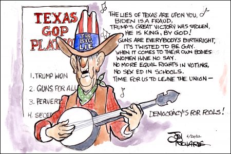 Texas, Succession, The Big Lie
