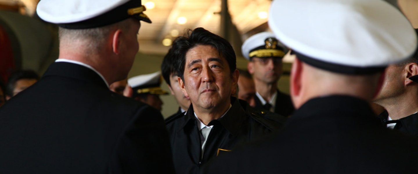 Shinzo Abe, military