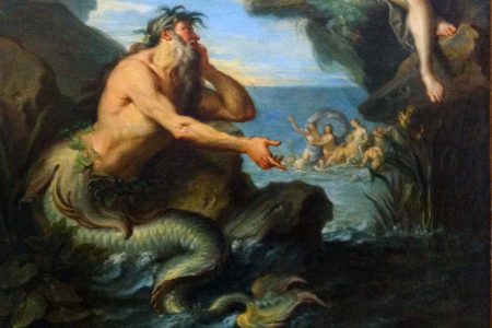 Proteus, Glaucus and Scylla, Painting