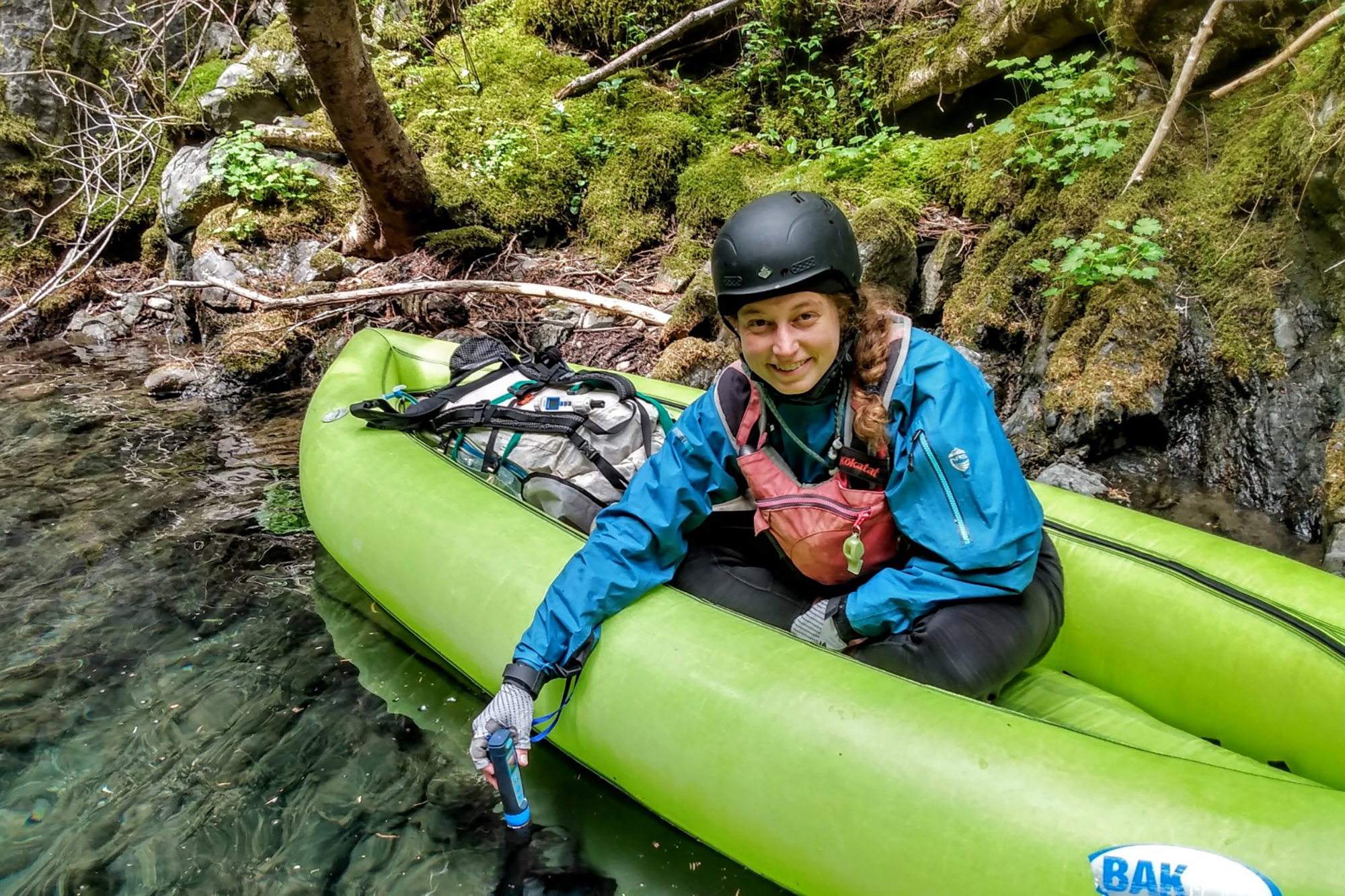 Water quality, test, Smith River, Oregon