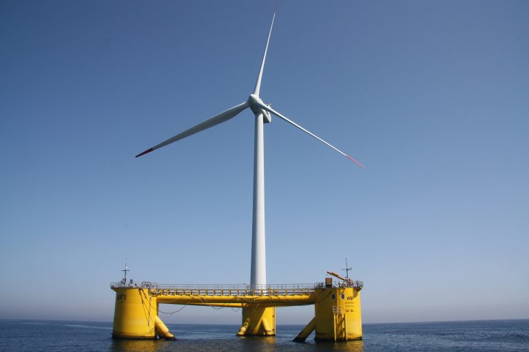 Floating wind turbine, Portugal