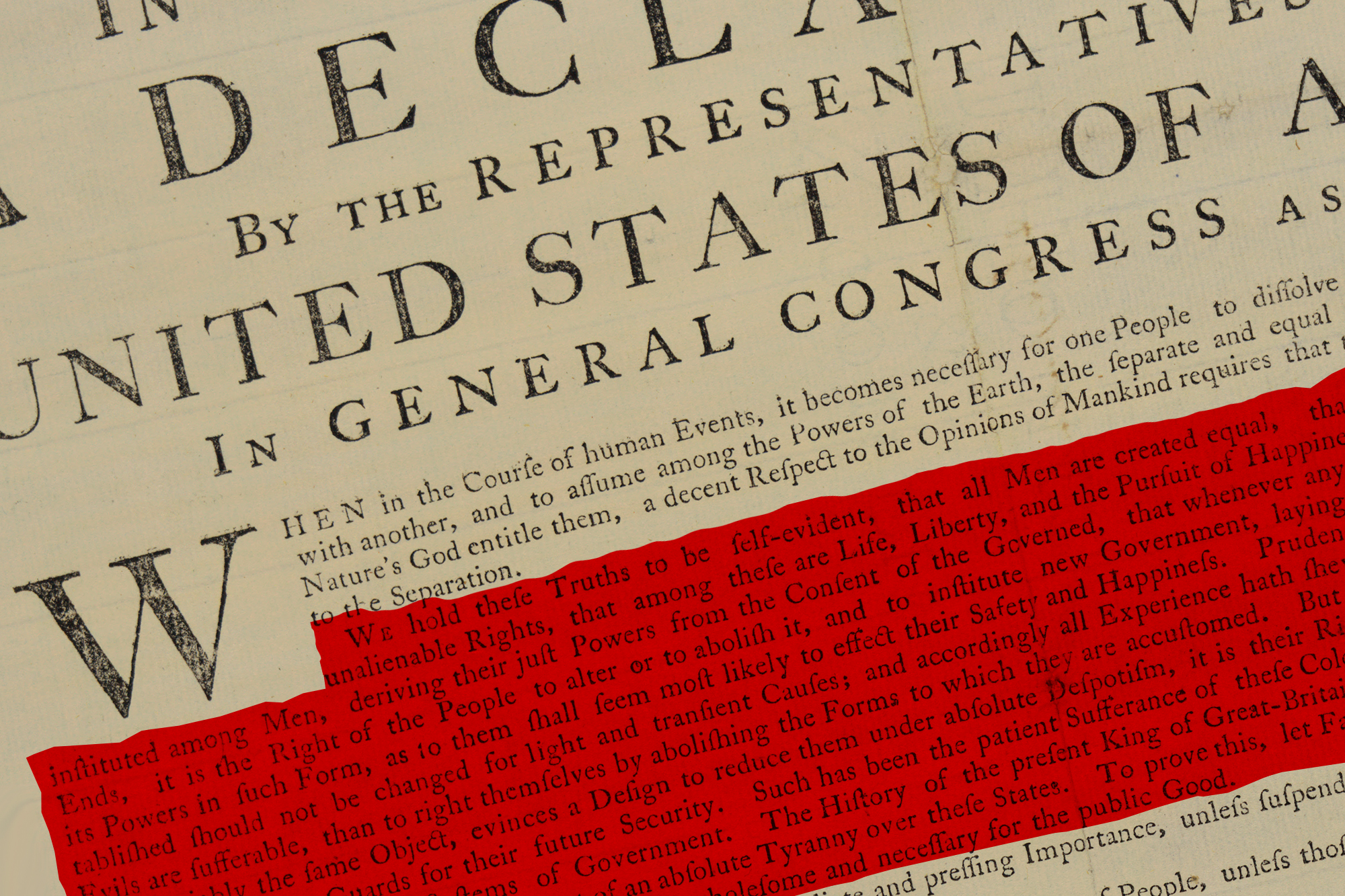 We the people, Declaration of Independence