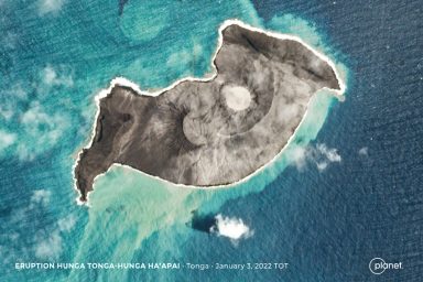 science, environment, South Pacific, Tonga, volcano, new island