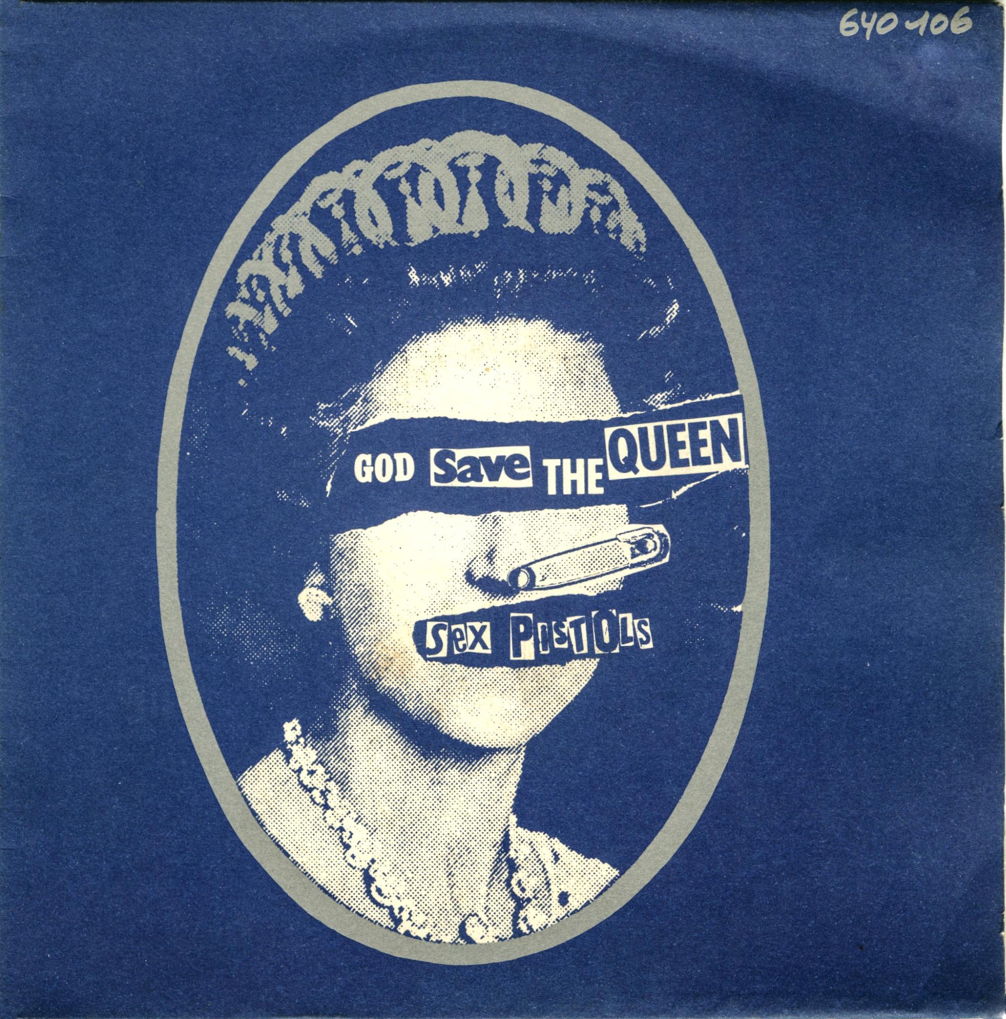 Album art, Sex Pistols, God Save the Queen, 1977