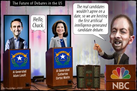 Political Debates, Chuck Todd, Adam Laxalt, Catherine Cortez Masto