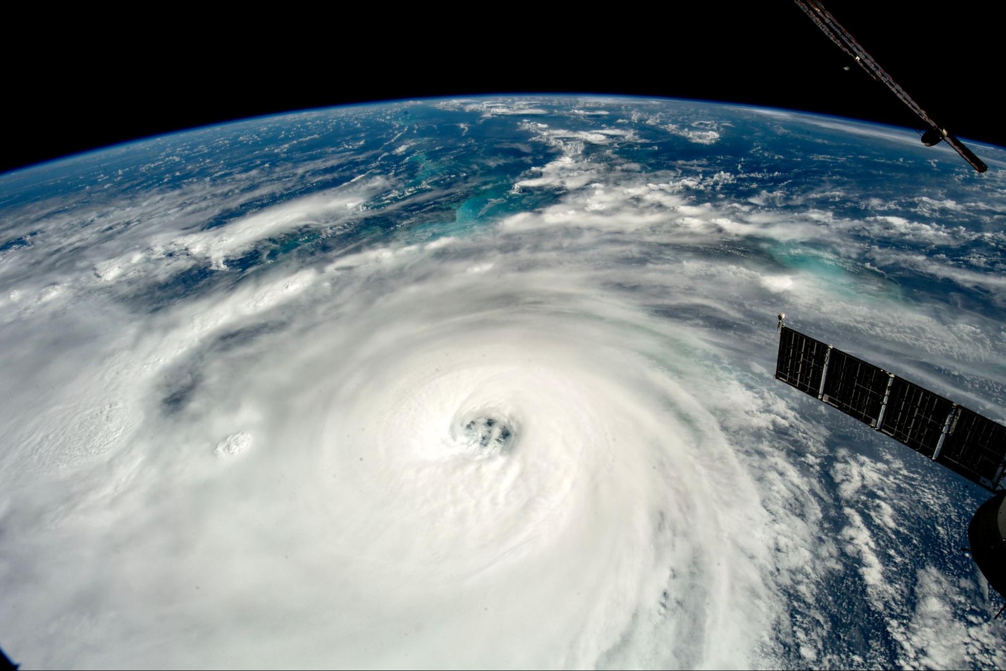 Hurricane Ian, from space