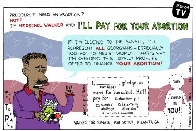 Herschel Walker, Georgia, Senate, abortion