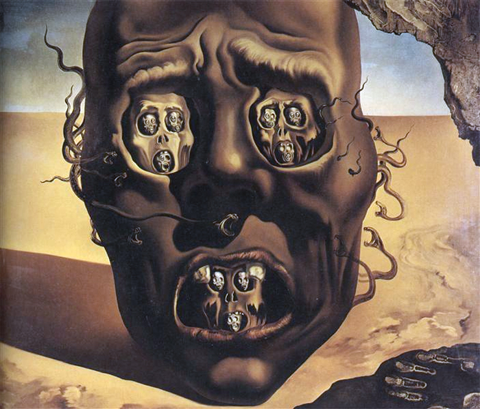 The Face of War by Salvador Dali