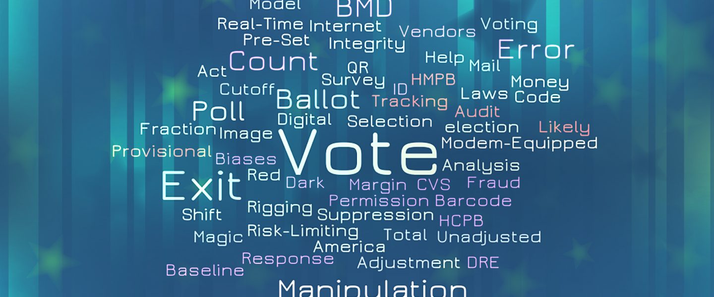 election integrity, word cloud