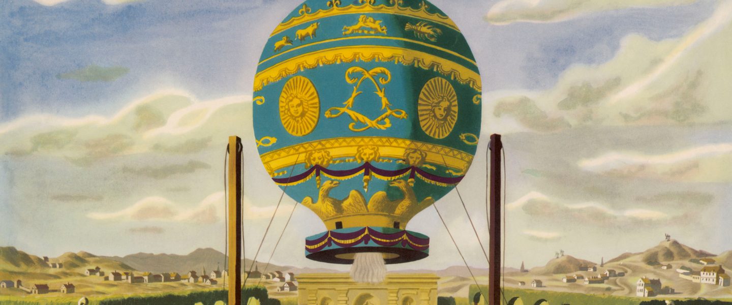 Montgolfier, hot air balloon, Paris