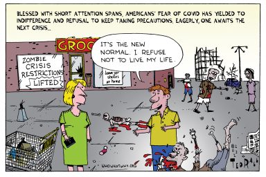 COVID-19, pandemic, zombie apocalypse