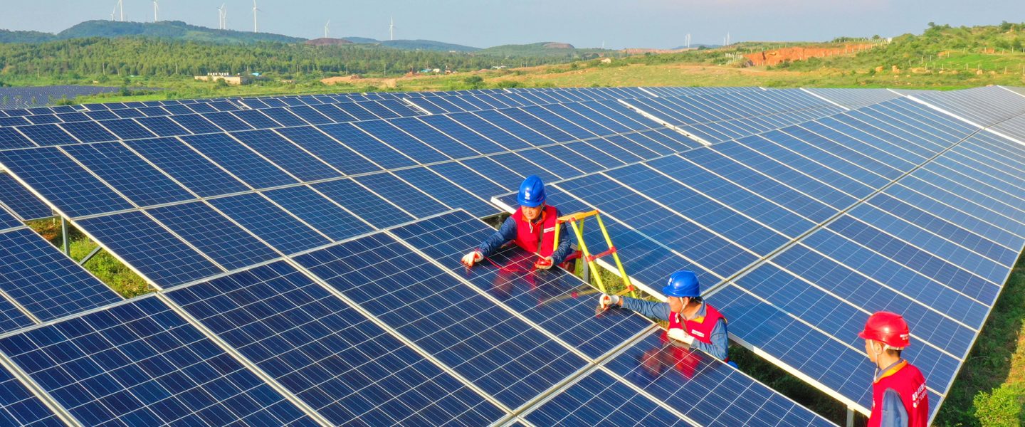 solar farm, Chuzhou, Anhui, China