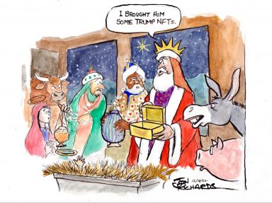 Jesus, Donald Trump, Three Wise Men, Christmas
