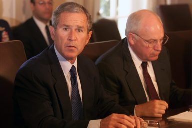 George W. Bush, Dick Cheney, 9-11