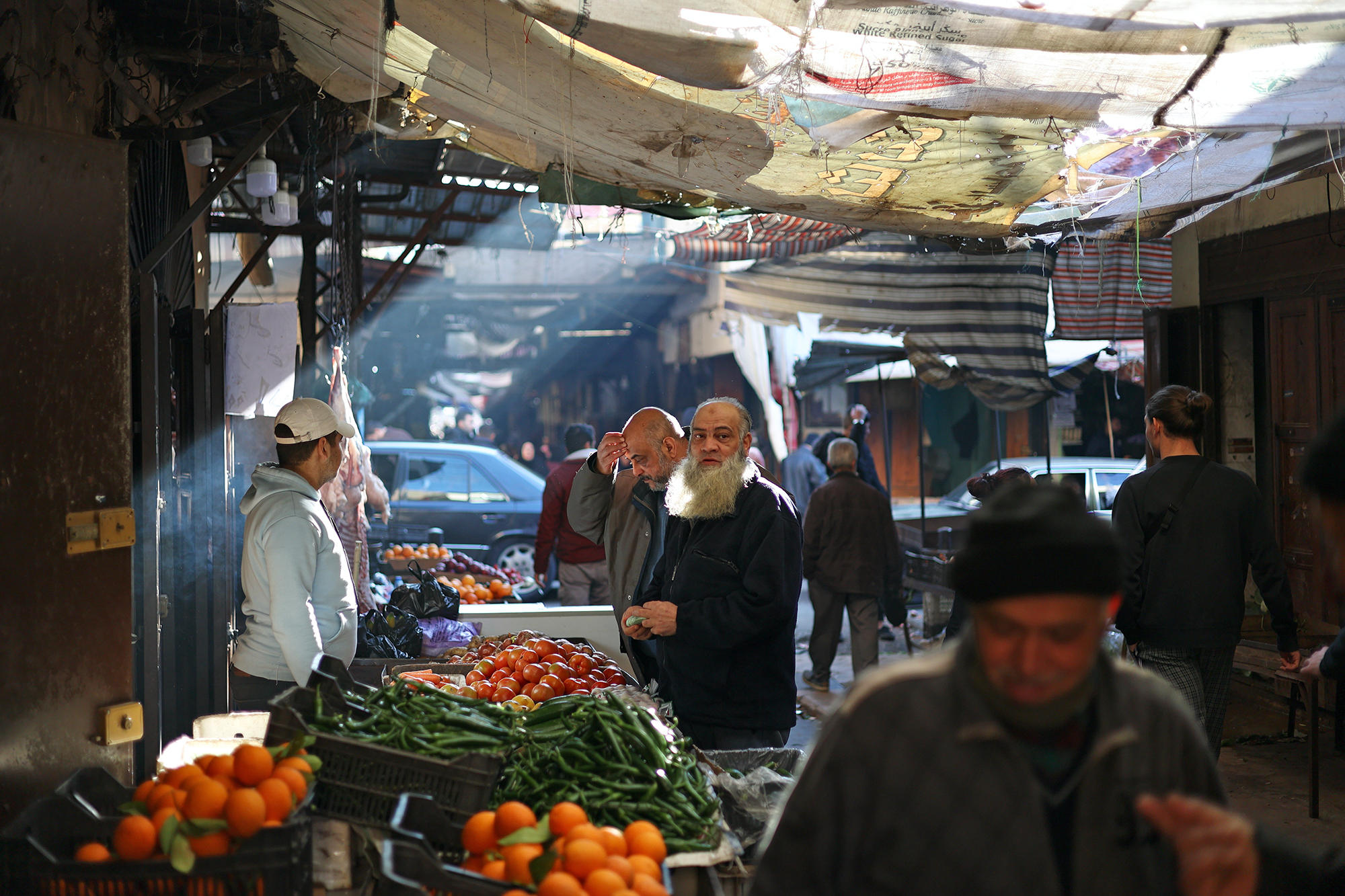 vegetable market, Tripoli, Lebanon