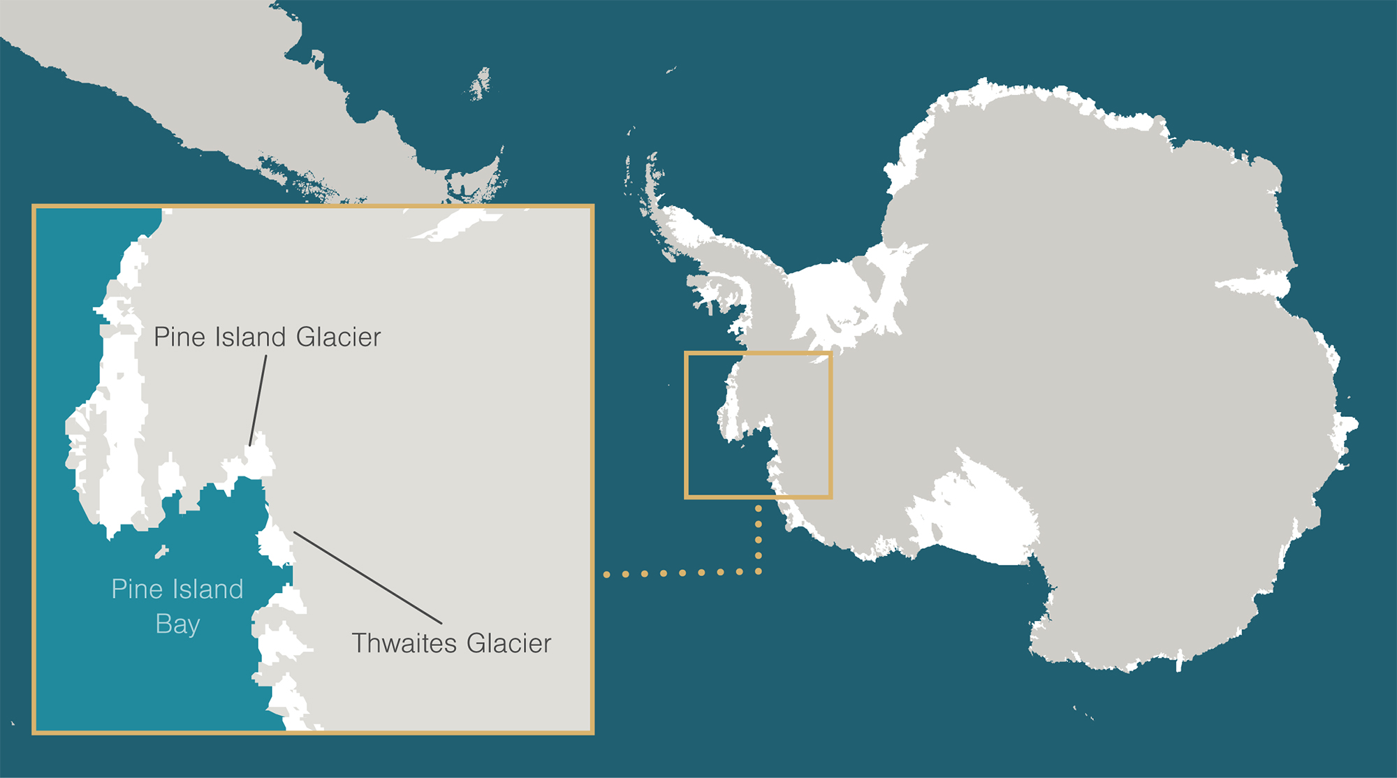 map, Thwaites Glacier