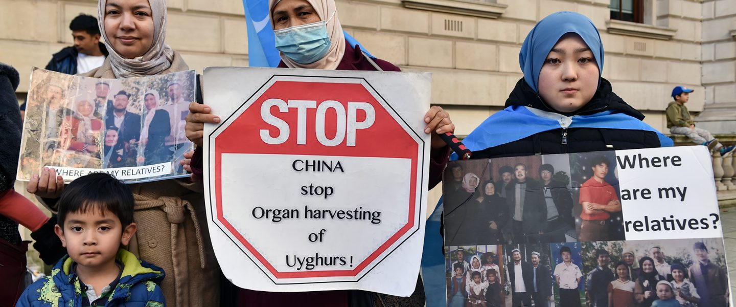 Uyghur, protest, Erkin Tuniyaz