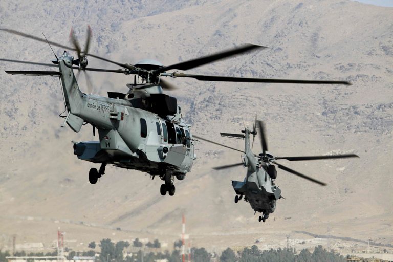  French helicopters, Kabul