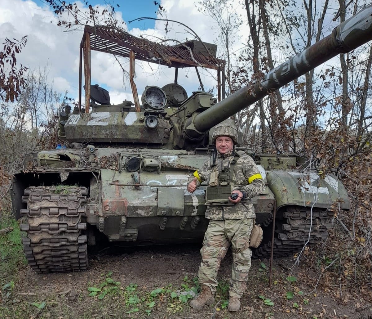 Captured Russian T-62M Tank