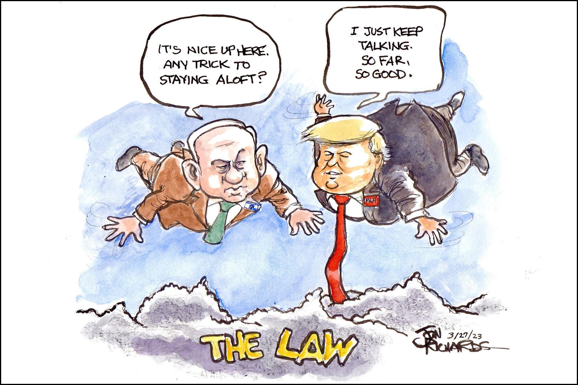 Benjamin Netanyahu, Donald Trump, criminal presidents