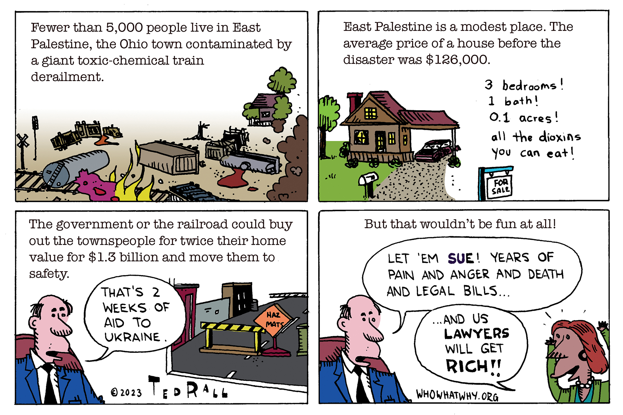 East Palestine, toxic contamination