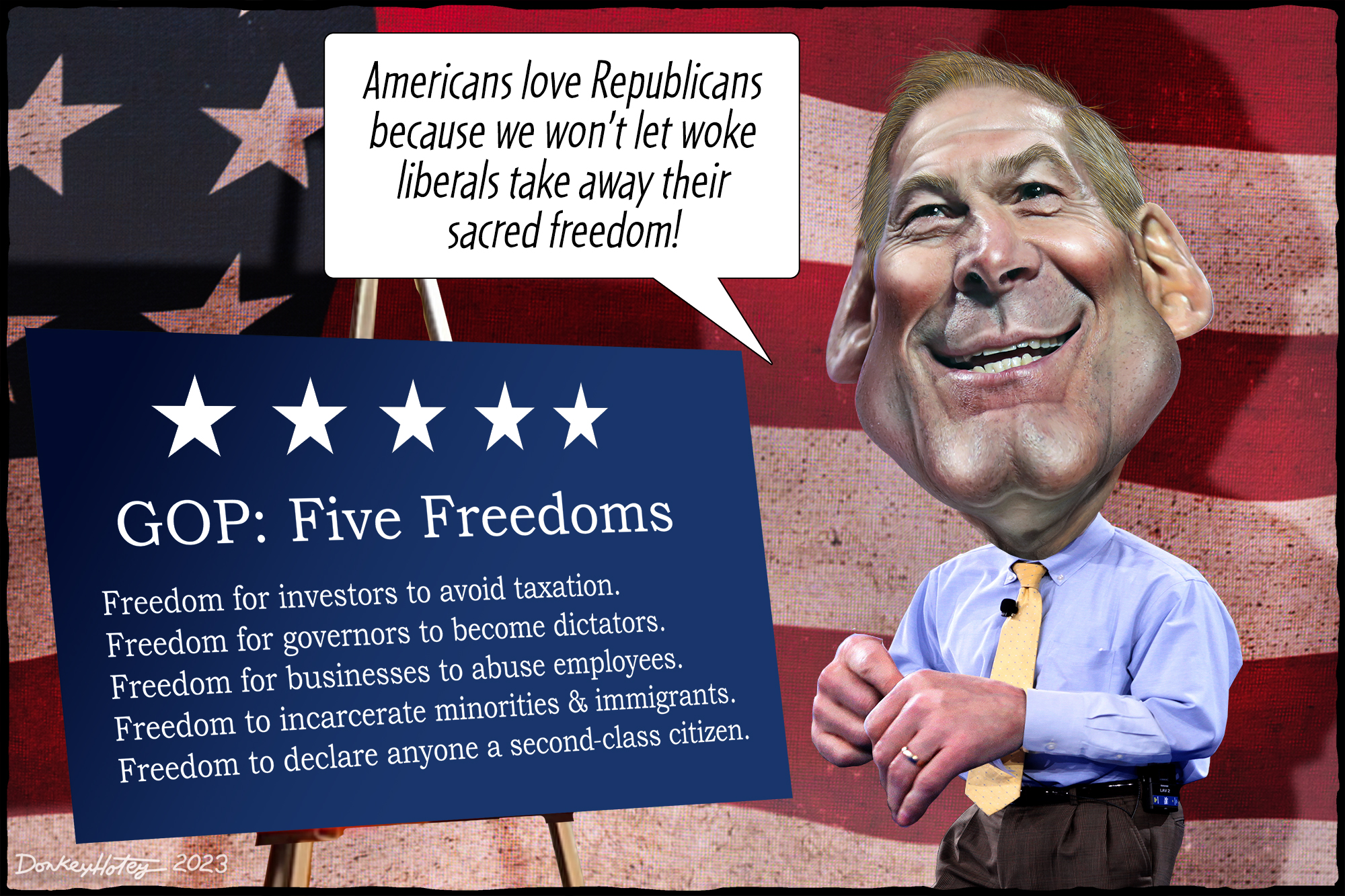 Jim Jordan, five freedoms