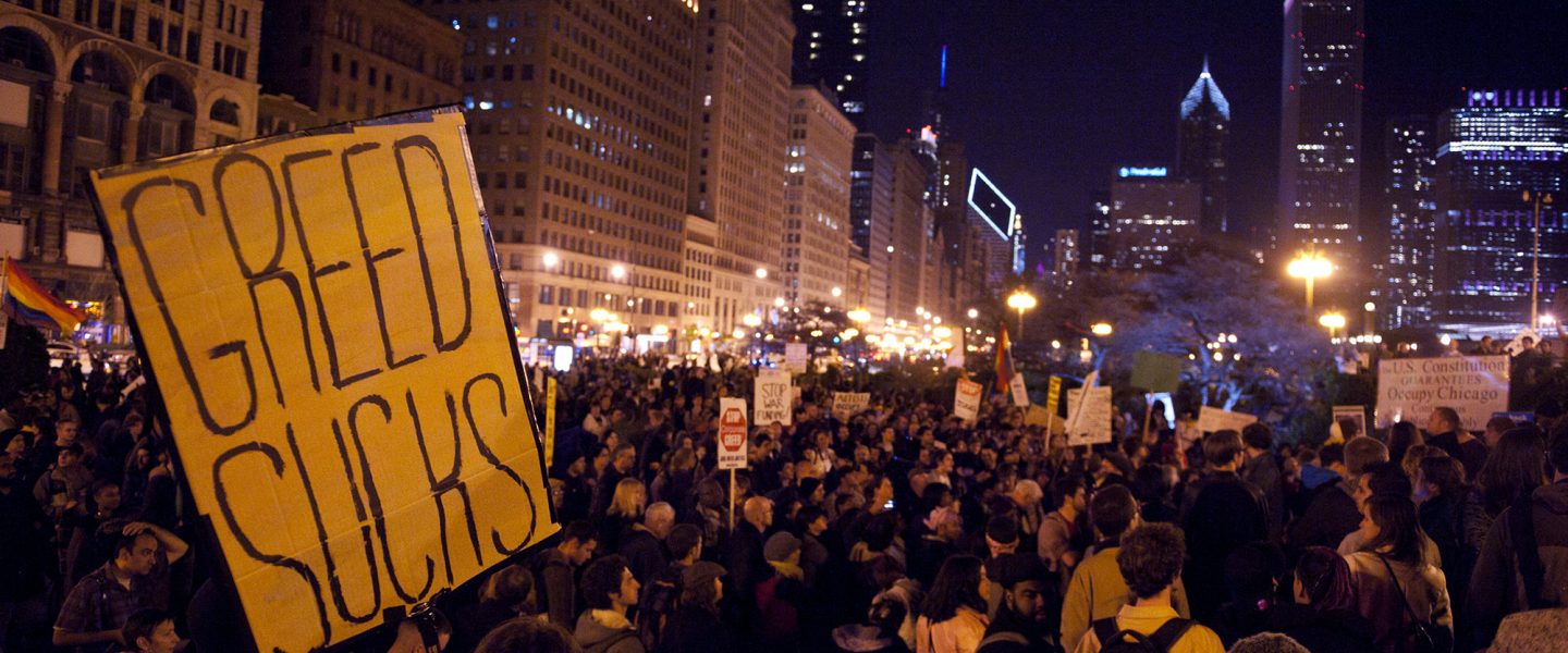 Occupy Chicago protest