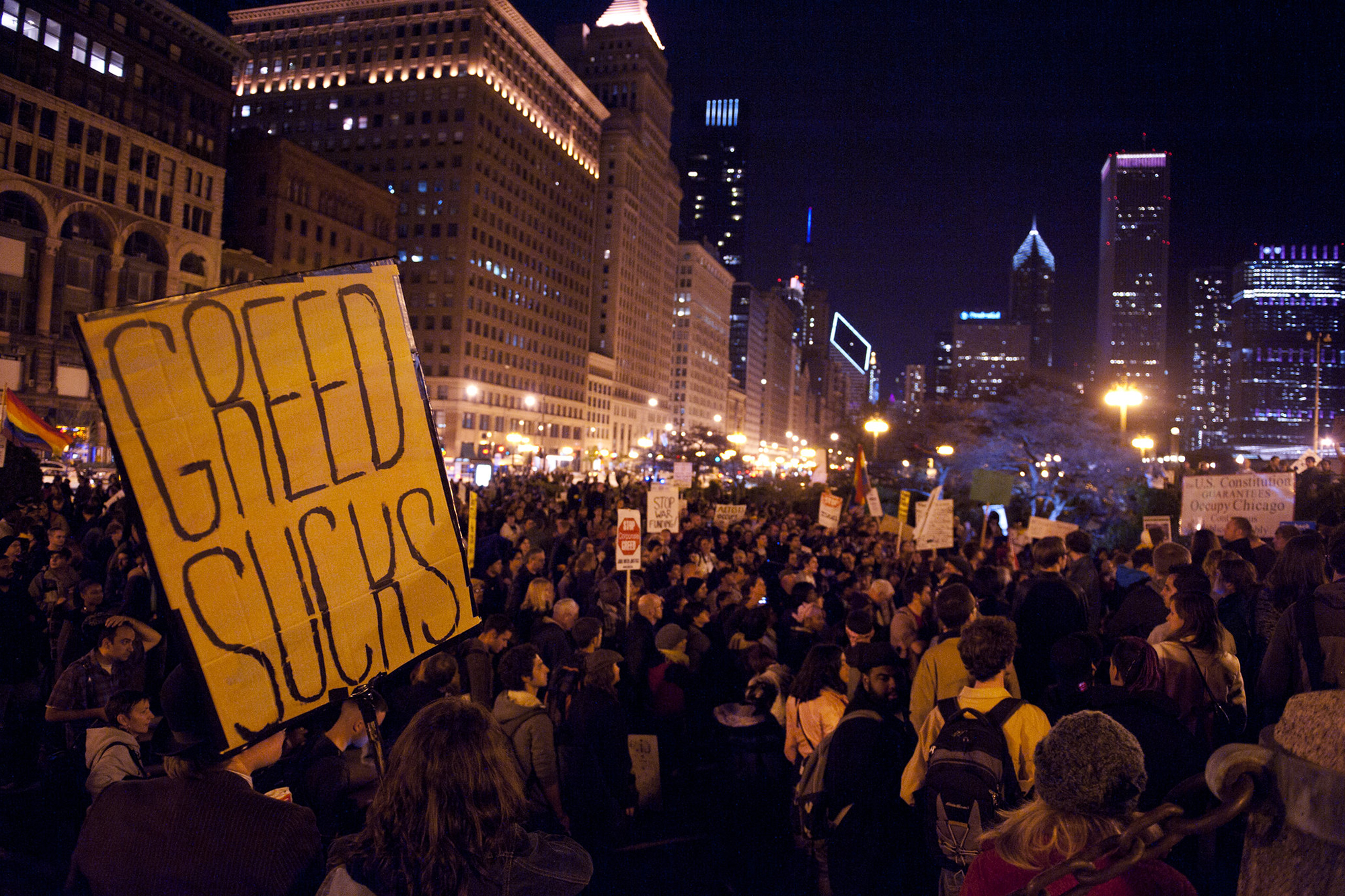 Occupy Chicago protest