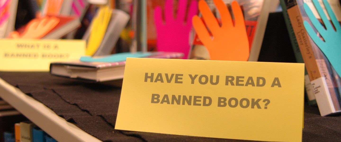 Banned Books Week display