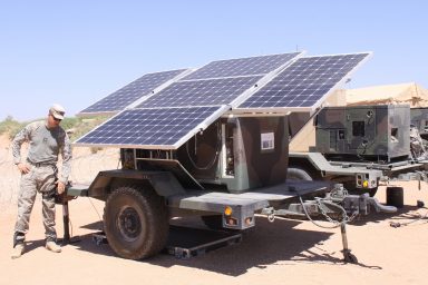 US Army mobile solar power