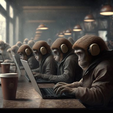 AI Monkeys Typing