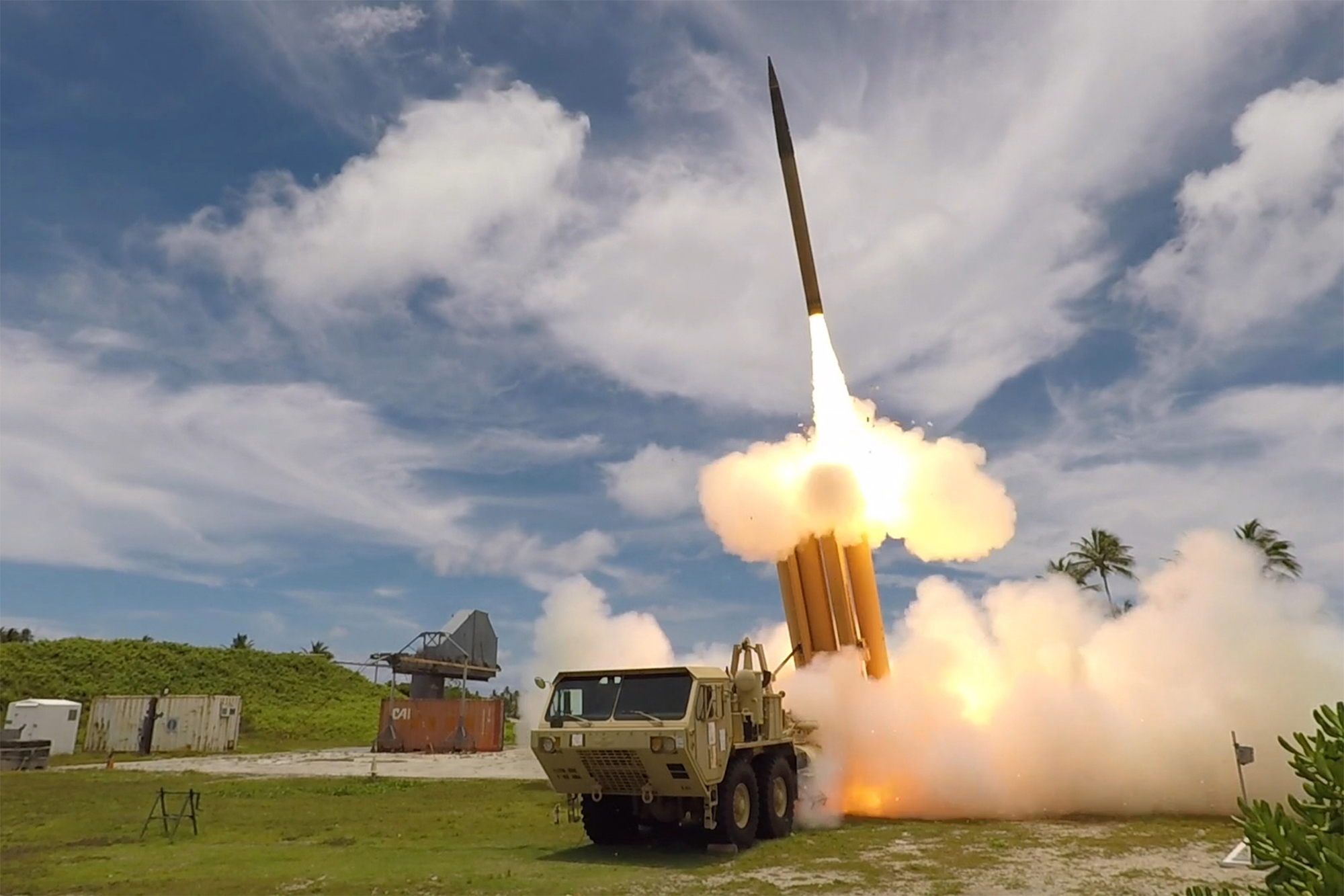 military, army, A Terminal High Altitude Area Defense interceptor, THAAD