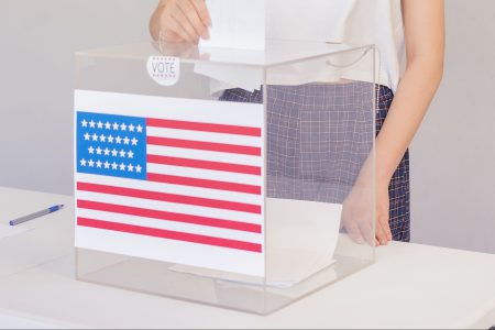 Election Transparency, woman voting